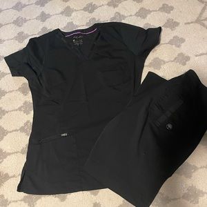 Healing hand purple label yoga scrubs